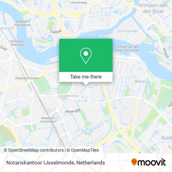 Notariskantoor IJsselmonde Karte