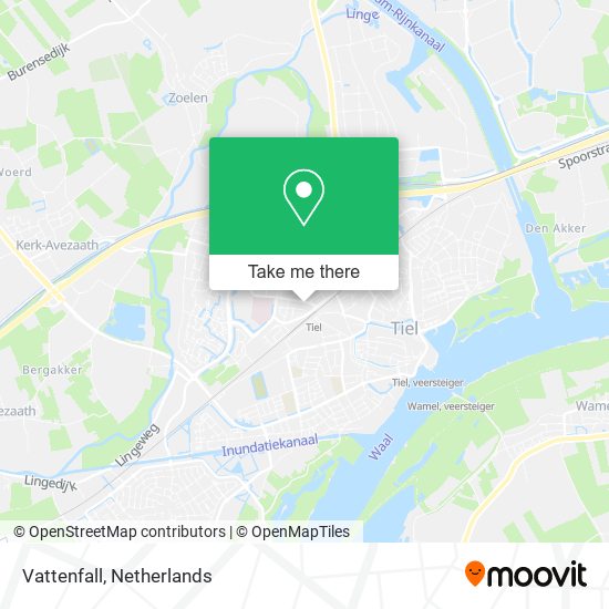 Vattenfall map