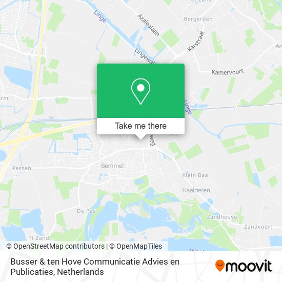 Busser & ten Hove Communicatie Advies en Publicaties map