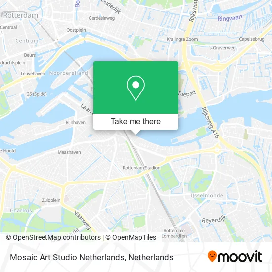 Mosaic Art Studio Netherlands map
