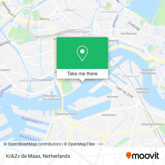 Kr&Zv de Maas map
