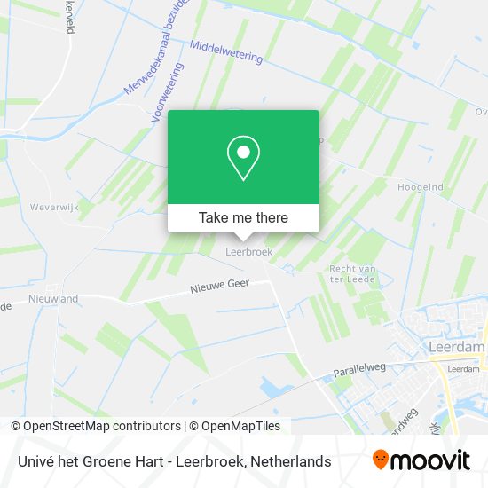 Univé het Groene Hart - Leerbroek Karte