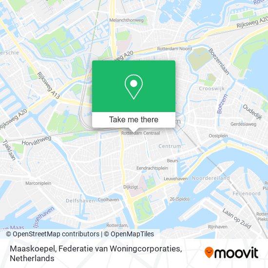Maaskoepel, Federatie van Woningcorporaties map