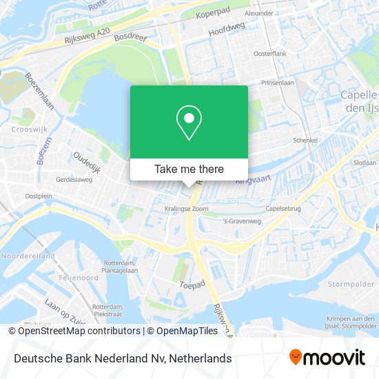 Deutsche Bank Nederland Nv map