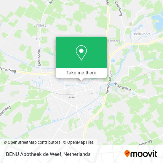 BENU Apotheek de Weef map