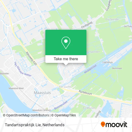 Tandartspraktijk Lie map