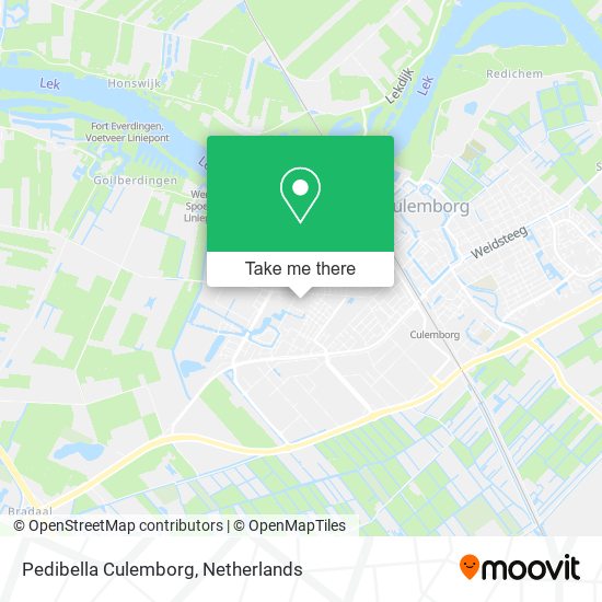 Pedibella Culemborg map