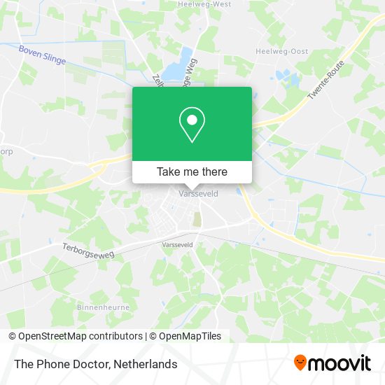 The Phone Doctor map