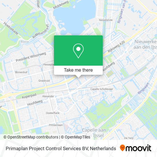 Primaplan Project Control Services BV map