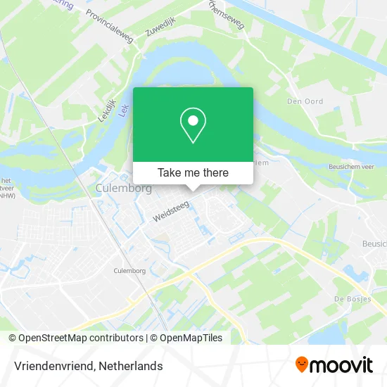 Vriendenvriend map