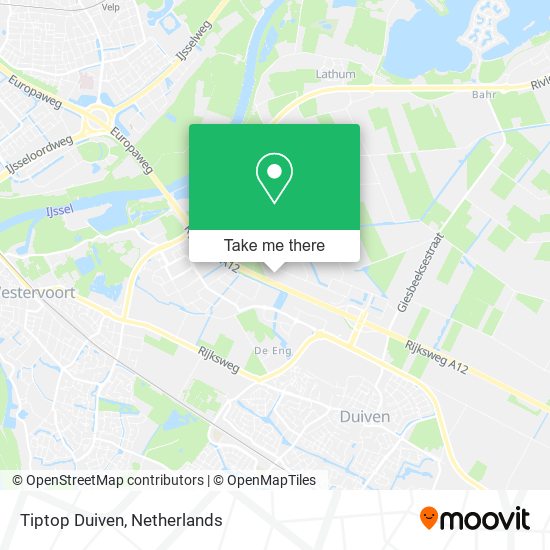 Tiptop Duiven map