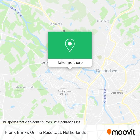 Frank Brinks Online Resultaat map