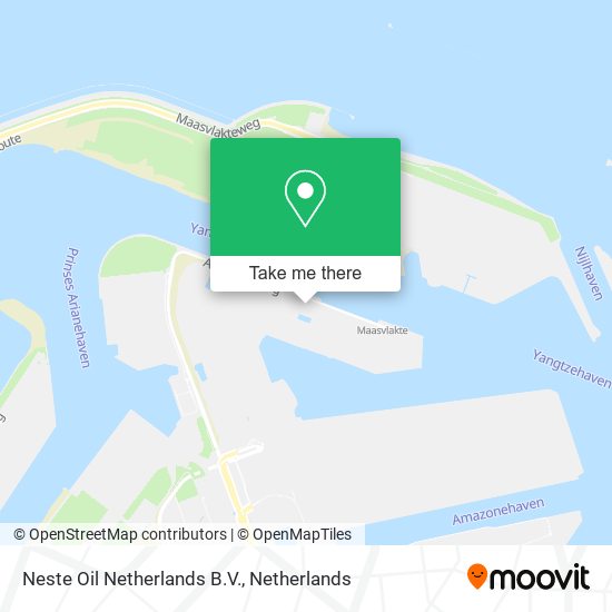 Neste Oil Netherlands B.V. Karte