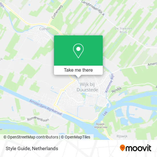 Style Guide map