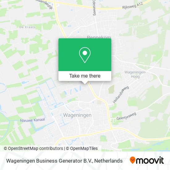 Wageningen Business Generator B.V. map