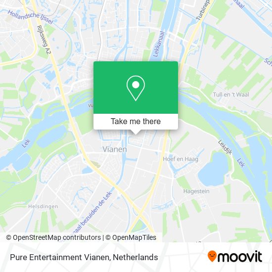 Pure Entertainment Vianen map