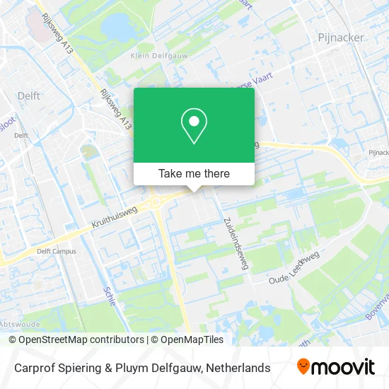 Carprof Spiering & Pluym Delfgauw map