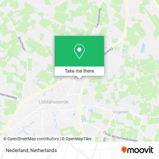 Nederland map