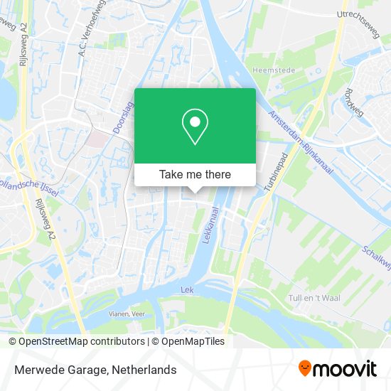 Merwede Garage map