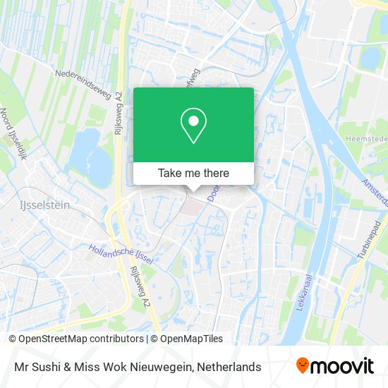 Mr Sushi & Miss Wok Nieuwegein map