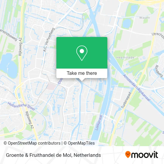 Groente & Fruithandel de Mol map