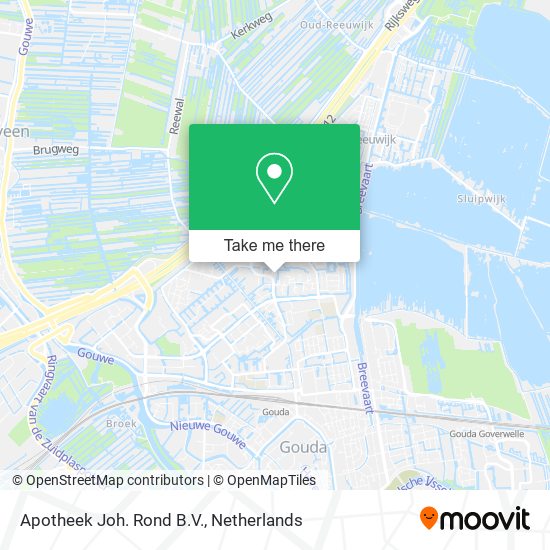 Apotheek Joh. Rond B.V. map