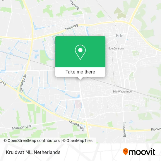 Kruidvat NL map
