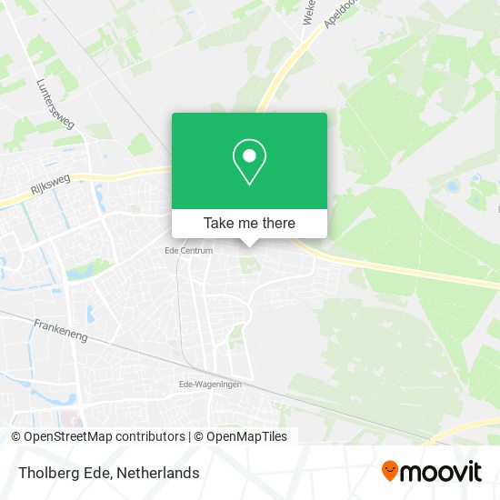 Tholberg Ede map