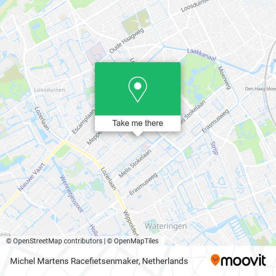 Michel Martens Racefietsenmaker map