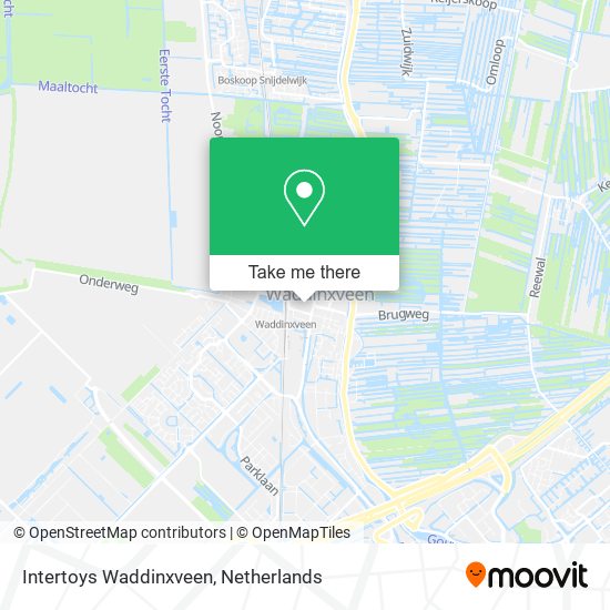 Intertoys Waddinxveen map