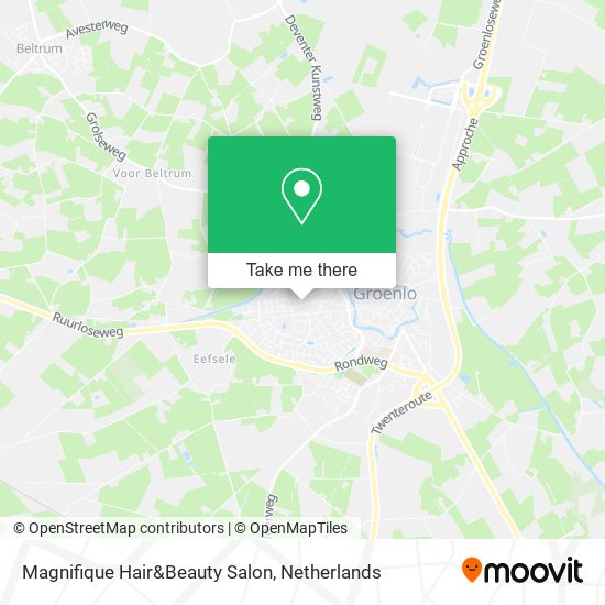 Magnifique Hair&Beauty Salon map