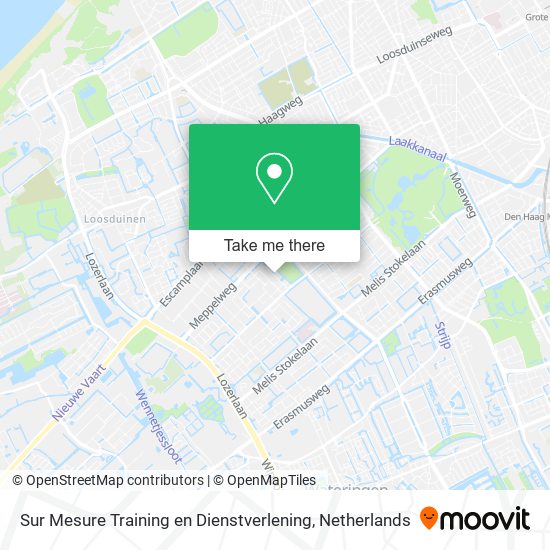 Sur Mesure Training en Dienstverlening Karte