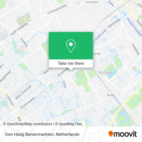 Den Haag Banenmarkten map