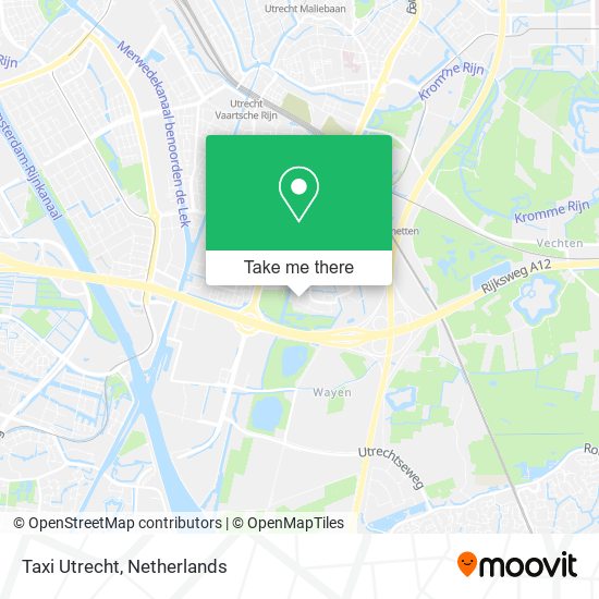 Taxi Utrecht map