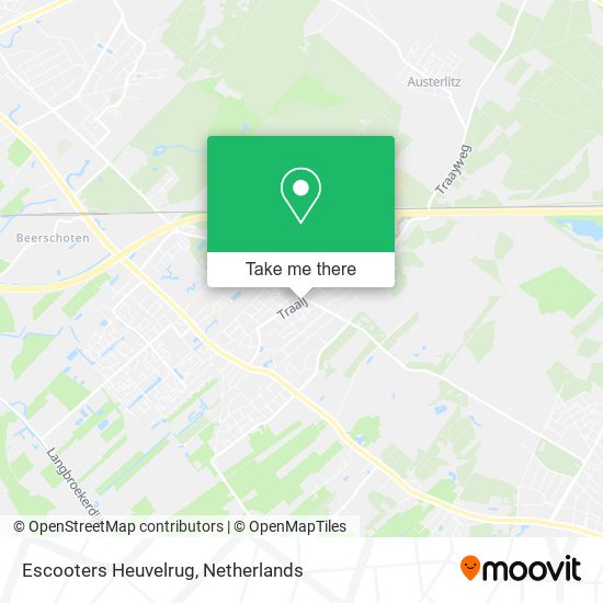 Escooters Heuvelrug map