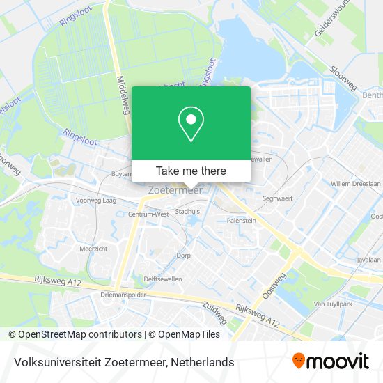 Volksuniversiteit Zoetermeer Karte