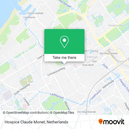 Hospice Claude Monet map