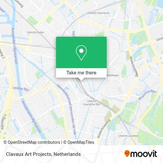 Clavaux Art Projects map