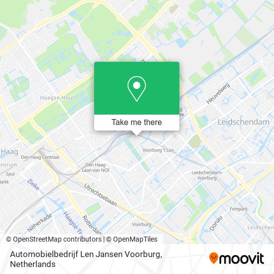 Automobielbedrijf Len Jansen Voorburg Karte