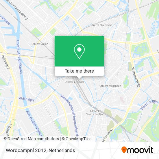 Wordcampnl 2012 map