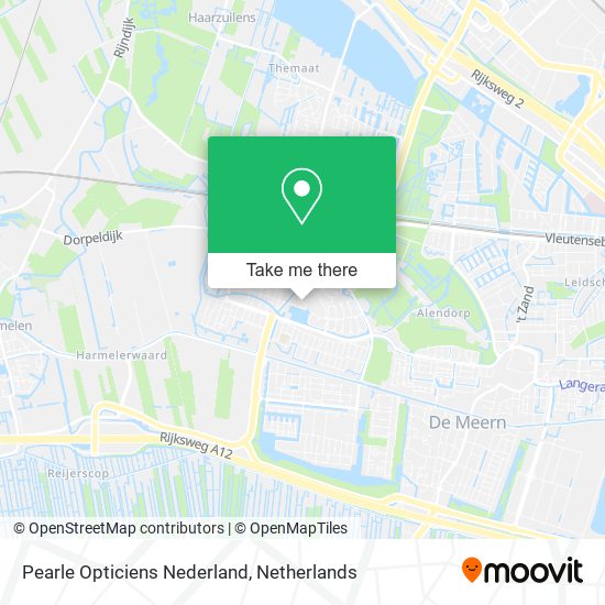 Pearle Opticiens Nederland map