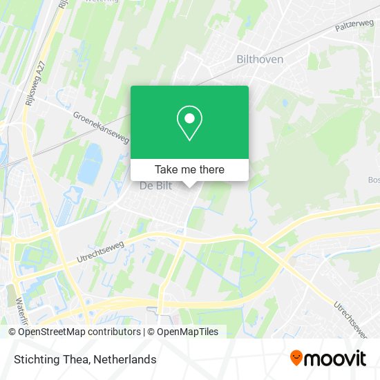 Stichting Thea map