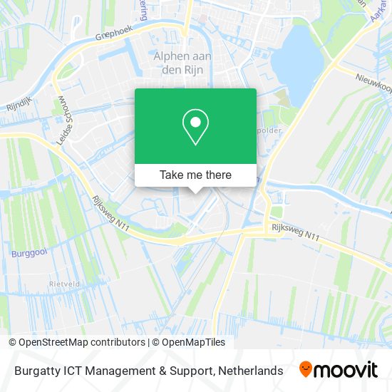 Burgatty ICT Management & Support map