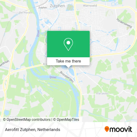 Aerofitt Zutphen map