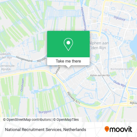 National Recruitment Services map