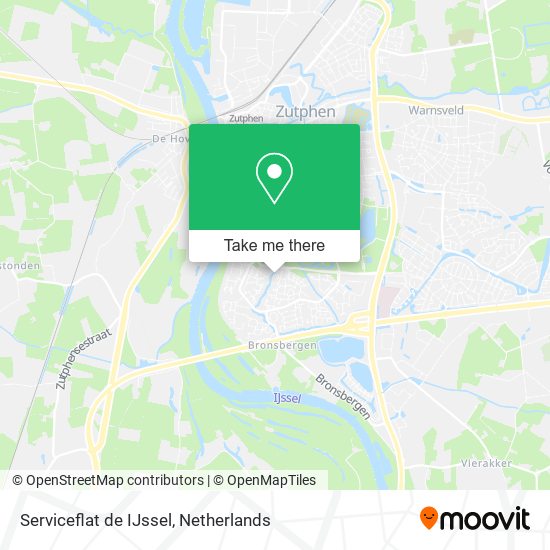 Serviceflat de IJssel Karte