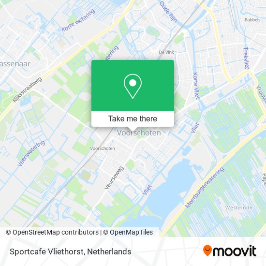 Sportcafe Vliethorst map