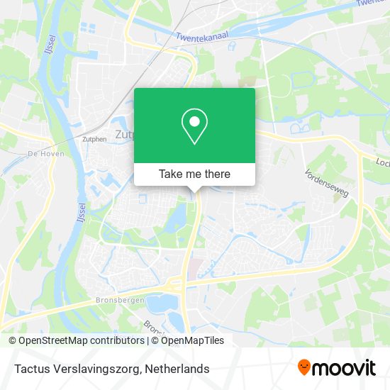 Tactus Verslavingszorg map
