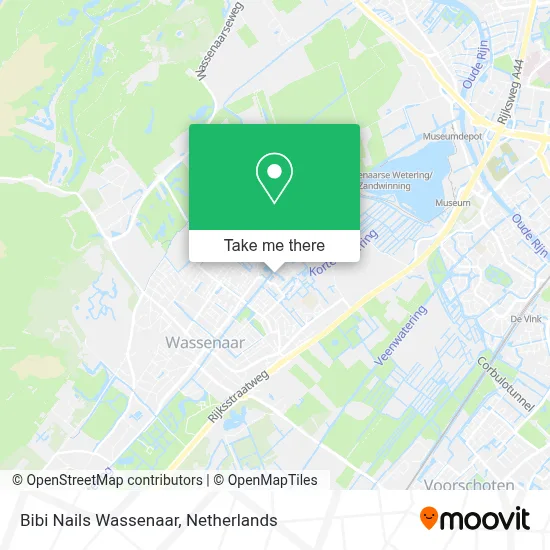 Bibi Nails Wassenaar map