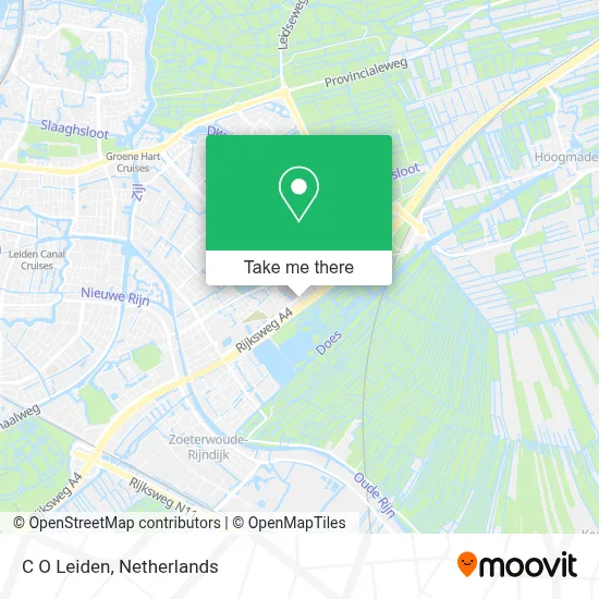 C O Leiden Karte